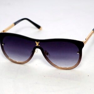 LOUIS VUITTON  LVG045 - Premium Shaded Sunglasses With Black & Golden Frame