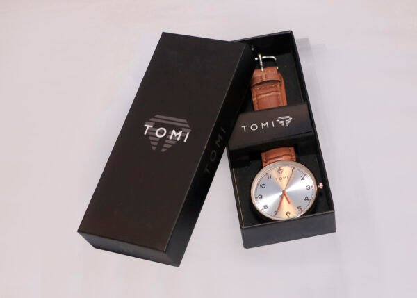 TOMI BROWN LEATHER WATCH TSW039